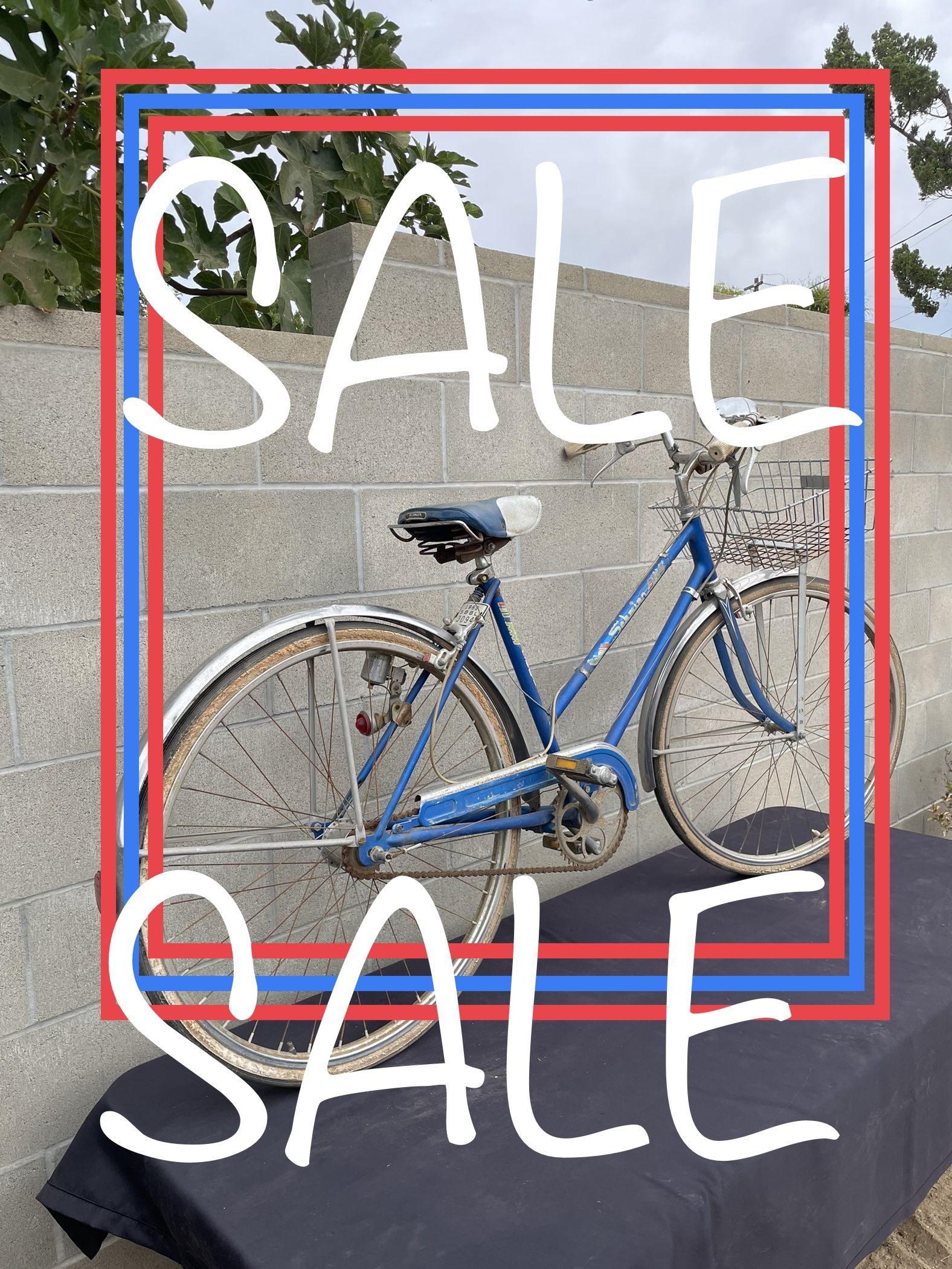 🔥 Schwinn MESINGER   /  Traveler  1950 Vintage Women’s Step Through