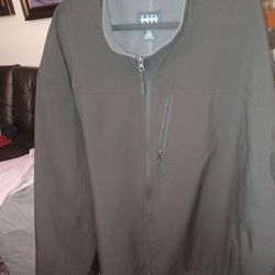 Harbor Bay Mens 5XL Black Zipper Jacket (New)