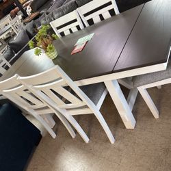 Brand new dinette with six chairs for 1199