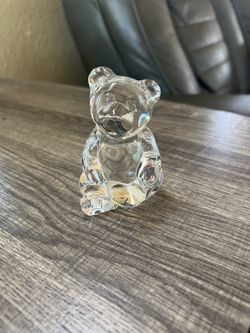 Glass Collectible Teddy Bear