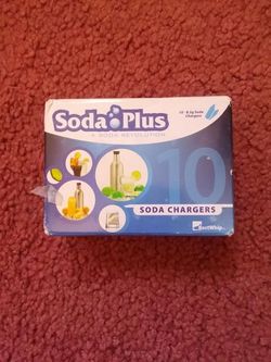 Soda plus NIB chargers