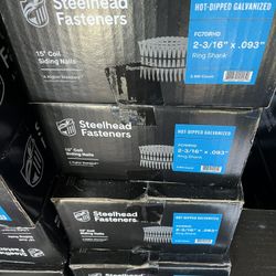 Steelhead Fasteners Coil Siding Nails – NEW