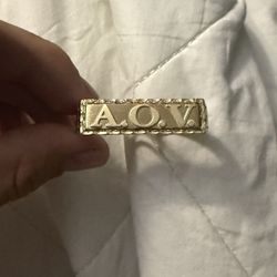 Double Finger Gold Ring 