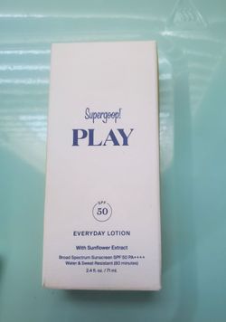 Supergoop! PLAY Everyday Lotion Sunscreen with SPF 50 2.4 oz NEW