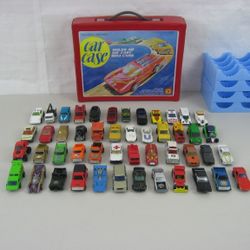 Tara Carrying Case With 48 Hot Wheels, Matchbox & Misc 1:64 Scale


