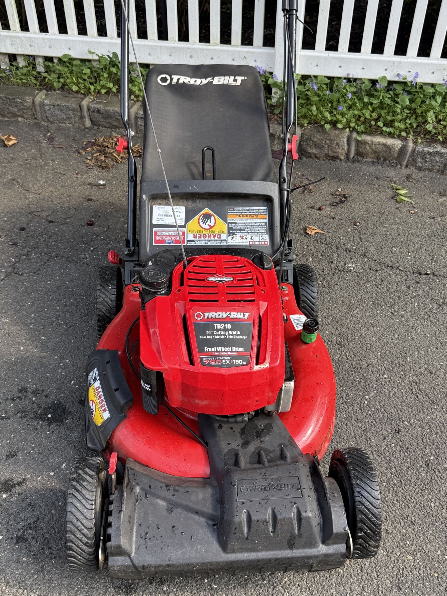 Troy Bilt Self Propelled Mower