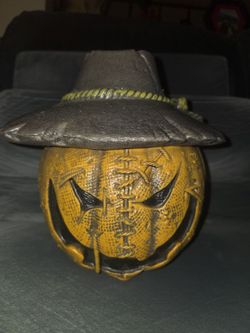 Halloween stitched pumpkin prop unique