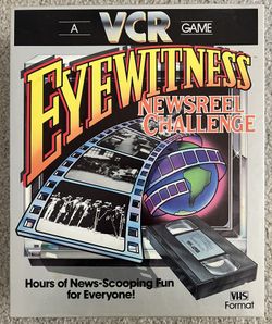 Eyewitness Newsreel Challenge Game - Vintage 1985