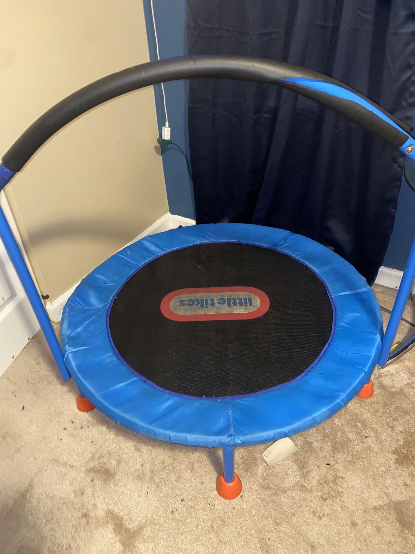 Little Tikes Kids Trampoline with Handlebar