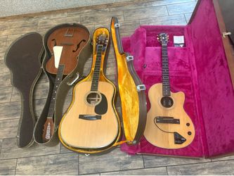 Rare Chet Atkins Guitar, 1940’s Old Kraftsman, & 1970’s Fender F-65 Acoustic Guitars