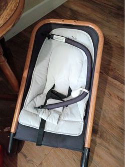 Baby Bouncer Seat with Wood Frame