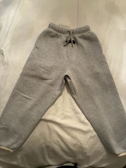 Fear of God Essentials Grey Fleece Sweatpants with Drawstring