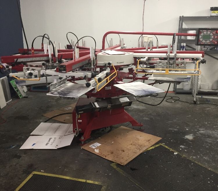 Anatol 7 color Auto Screen Printing Press for Sale in Houston, TX OfferUp