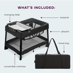 Plus Portable Playard with Removable Bassinet and Baby Changing Station