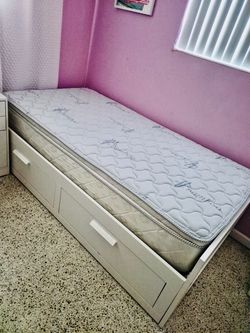 Cama twin con gabetas
