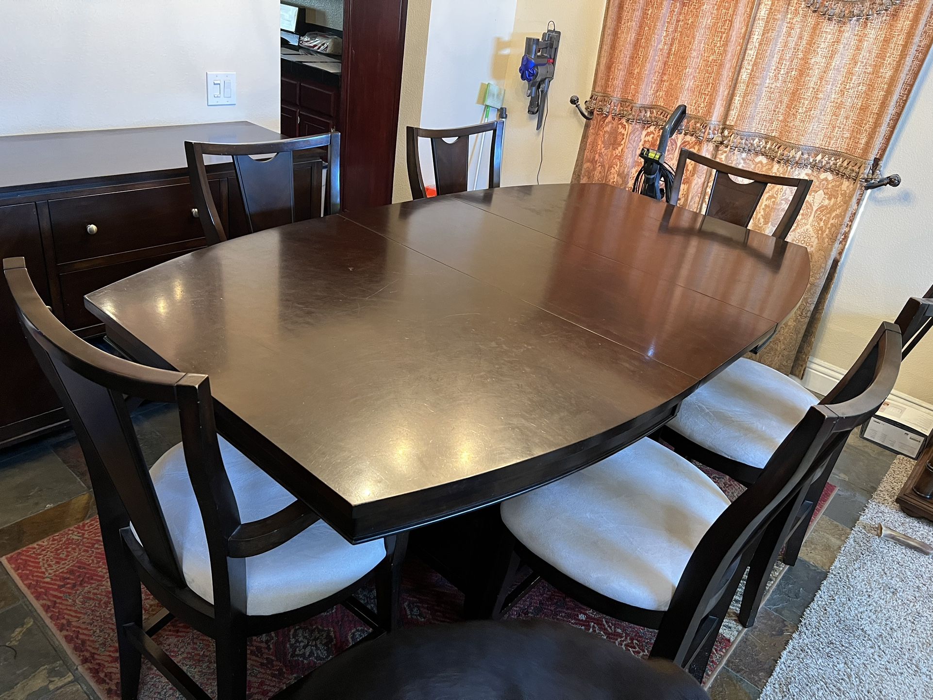 Dining Room Table And Cabinet