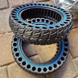 10x2.5 No Flat, Airless Scooter Tires
