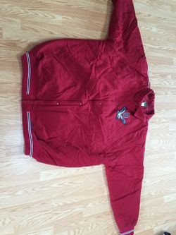 Red Brooklyn bombers jacket 5x