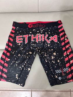 Ethika Black & Red Graphic Boxer Briefs 🔥