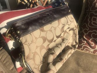 Luxury Coach Hobo Bag