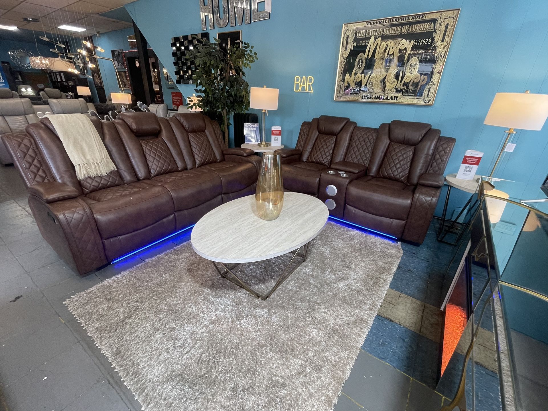 4th Of July Sale! Luxurious Reclining Sofa And Loveseat Over 50% Off!!!