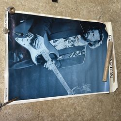Eric Clapton, smokin Blues poster