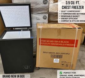 Chest Freezer Brand new 3.5 Cu. Ft.