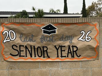 FREE Senior Poster Last first day