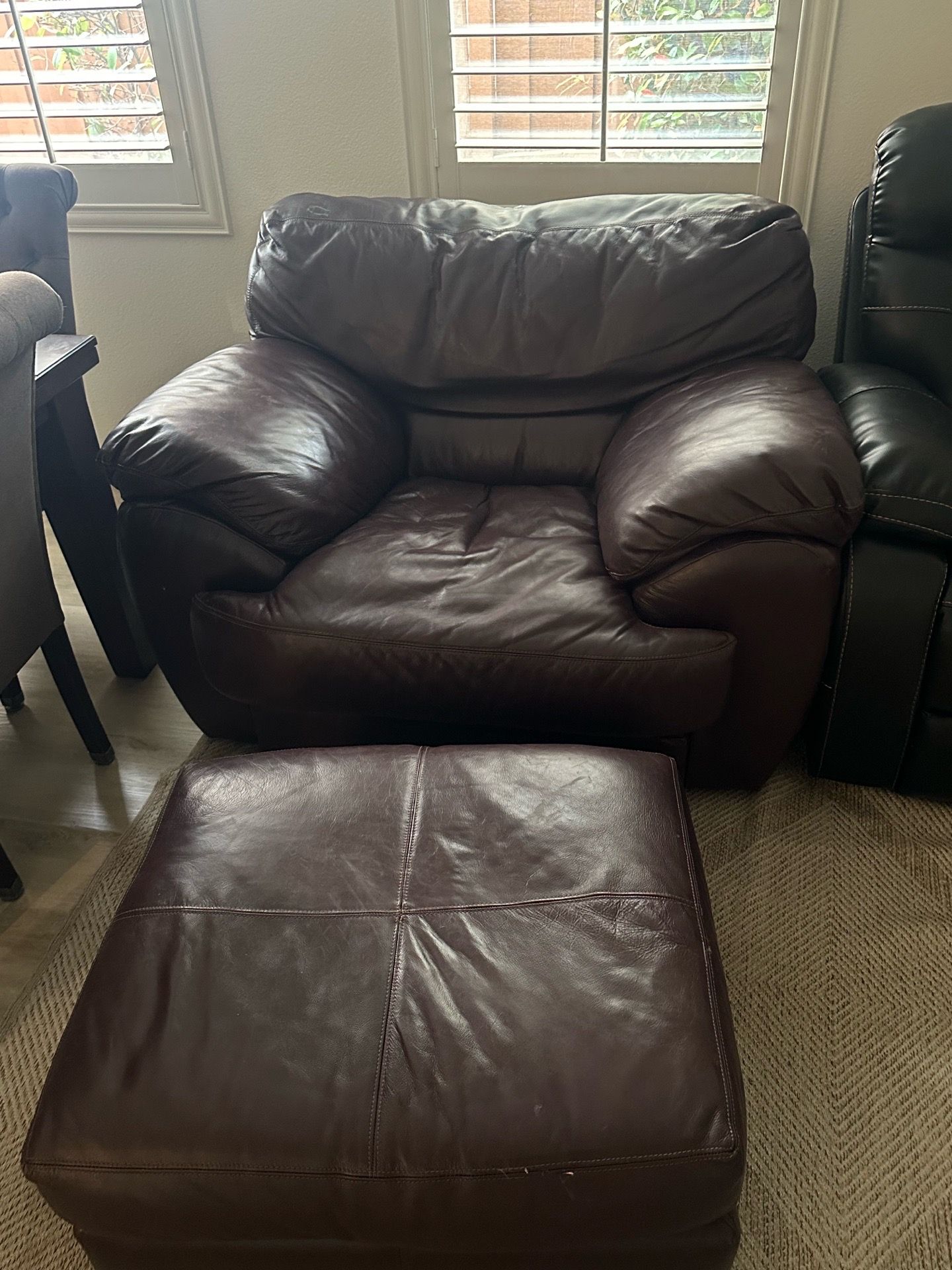 Leather chair- Free