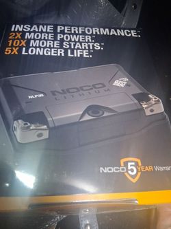 NOCO...  NLP30 LITHIUM BATTERY..