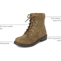 NEW WITH TAGS The Children's Place girls Girls Lace Up Combat Boots REDUCED<——————