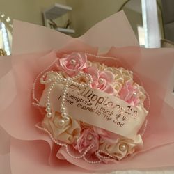 Ribbon Flower Bouquet/ Ramo Buchon