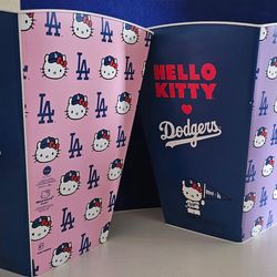 Dodger stadium hello kitty popcorn buckets
