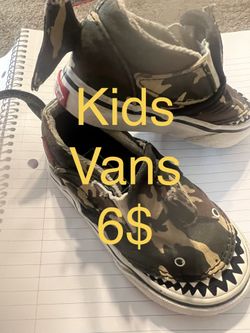 Vans Shoes Camo Shark