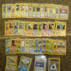 Complete Base Set Pokemon Non-holo To Common