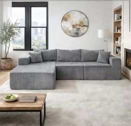 L-shaped sofa