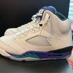 air jordan 5 grapes size 8.5