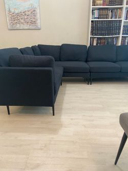 Brand new sofa sectional dark grey