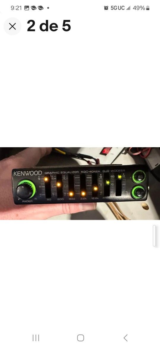 Car Audio Equalizer Kenwood 