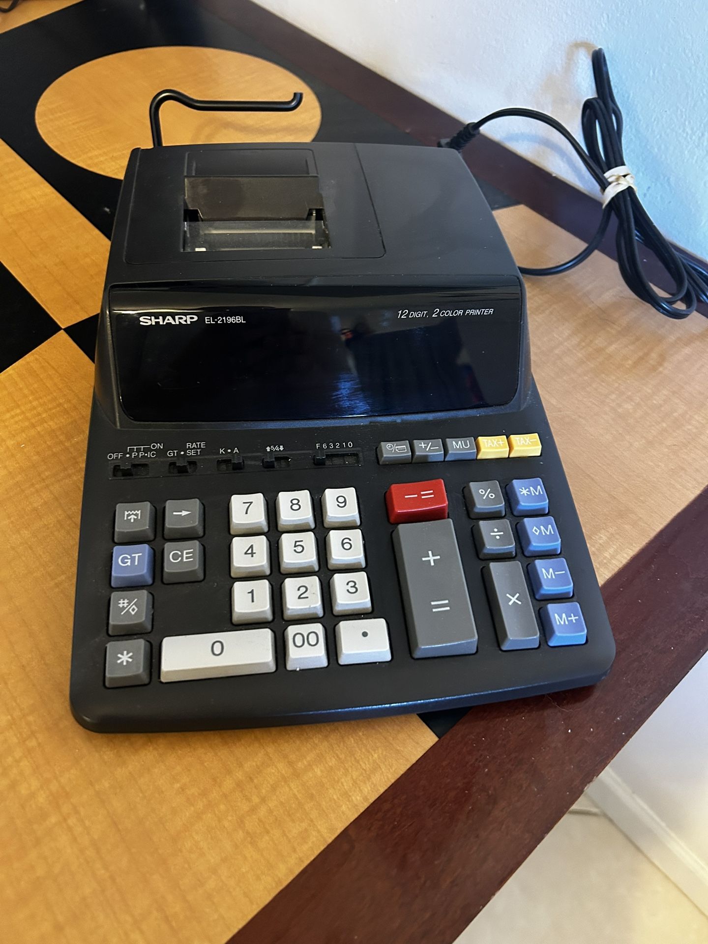 Sharp El-2196BL Electronic Calculator