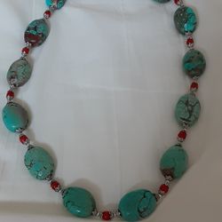 Turquoise Stone Necklace 