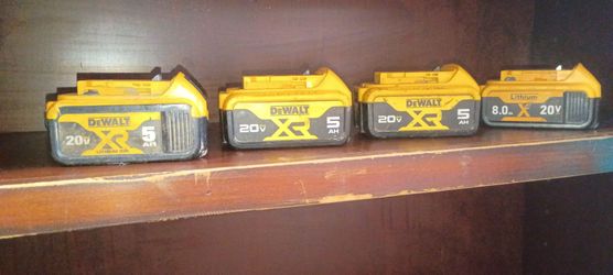 DeWalt batteries
