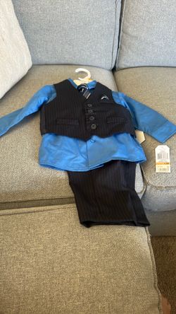 12M Boys dressy 4pcs outfit