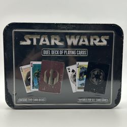 Star Wars Duel Deck of Playing Cards Set Disney Parks Sealed