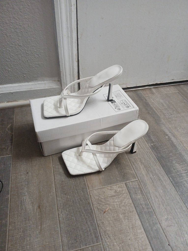 white heals