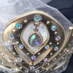 Beautiful Prom Tiara w/Rhinestones 