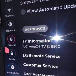 Lg 55" Smart TV Sj 8500