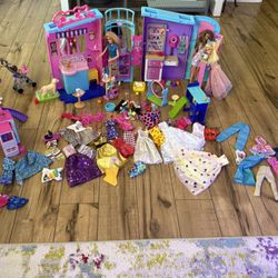 Barbie Pet Spa, Cars, Clothes, Accessories 