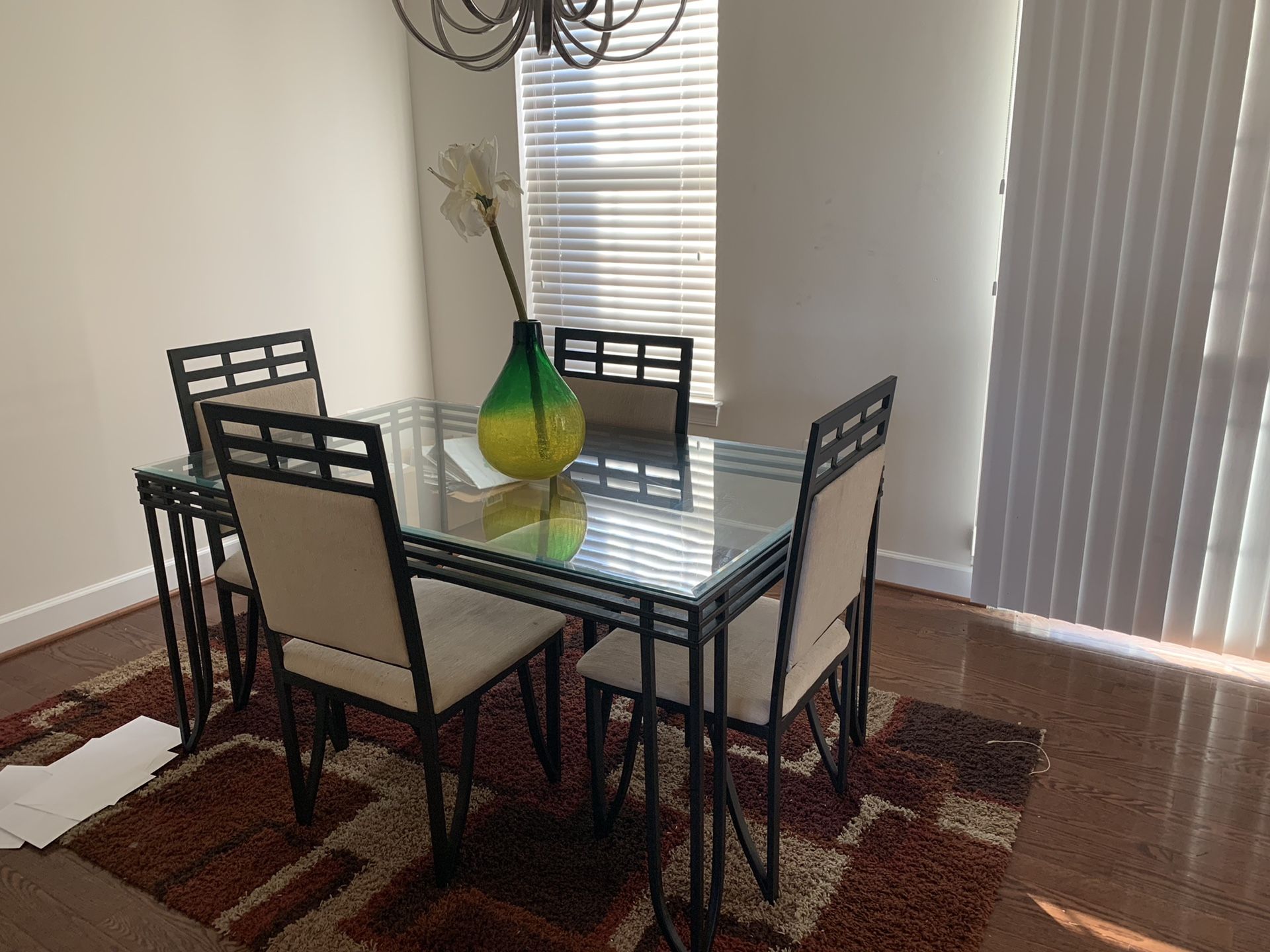 Glass Dining room set