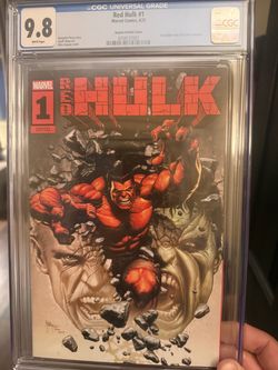 Marvel Red Hulk Issue 1 CGC graded 9.8
